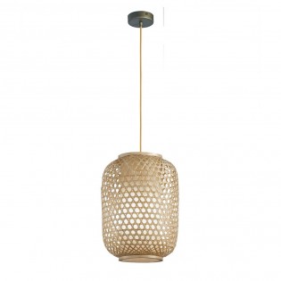 Lámpara de techo de bambú Zen