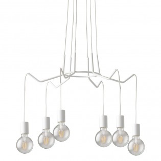 Lámpara colgante Habitat (6 luces)