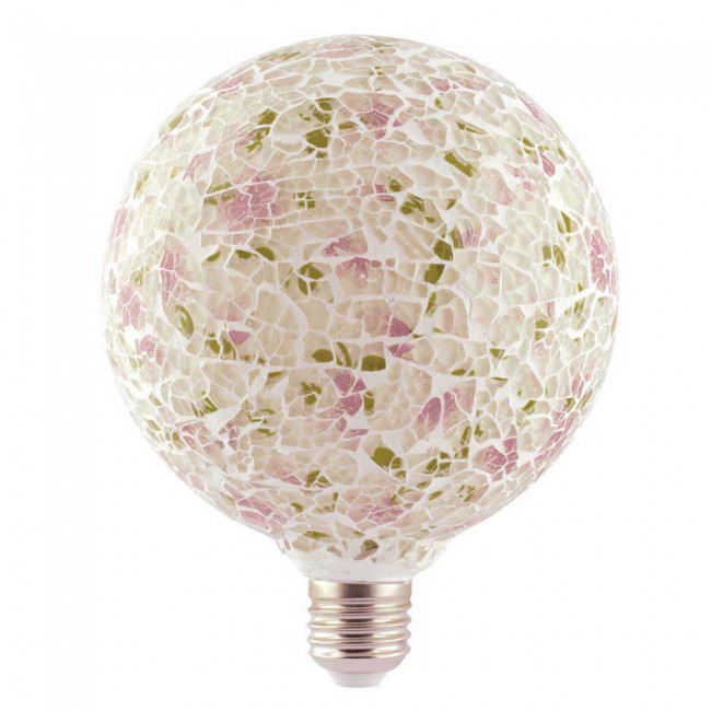 Bombilla LED decorativa Tiffany E27 4W (Rosa)