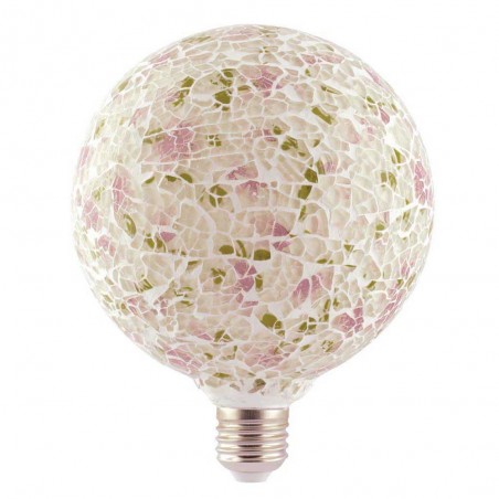 Bombilla LED decorativa Tiffany E27 4W (Rosa)