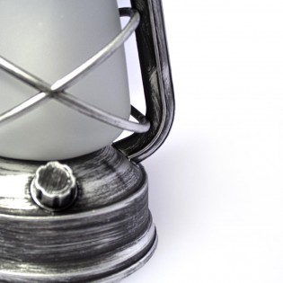 Farol decorativo con luz efecto llama
