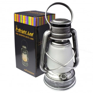 Farol decorativo con luz efecto llama