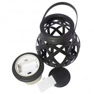 Vela con luz decorativa Caldero