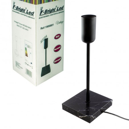 Lámpara de mesa Marmol (negro)