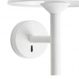 Aplique de pared Savoy (Estructura blanca)