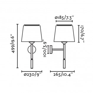 Aplique de pared con lector LED Savoy (3W)