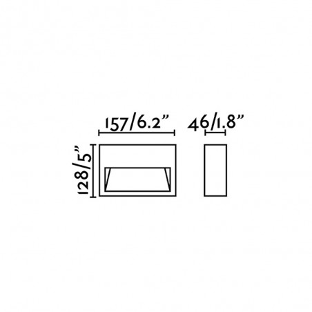 Aplique de exterior LED Grada (3W)