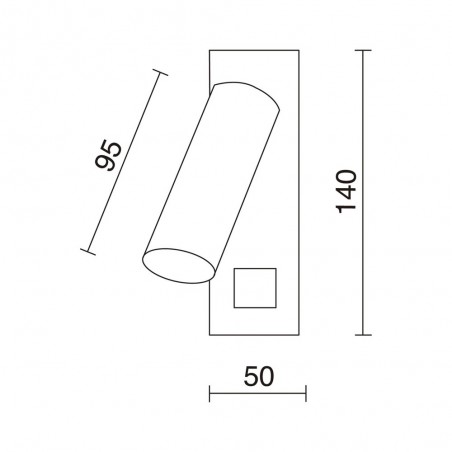 Aplique de pared LED Toscana (3W)