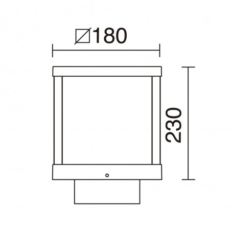 Baliza de exteriores LED Arlen (12W)