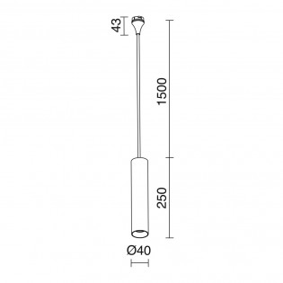 Lámpara colgante LED Dube (9,2W)