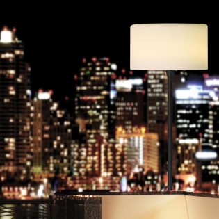 Lámpara de pie de exterior Tasmania