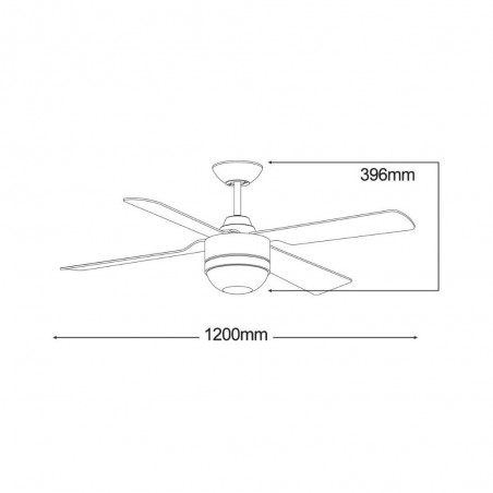 Ventilador con luz Rocket