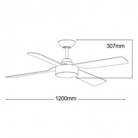 Ventilador de techo Rocket