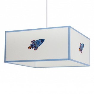 Lámpara de techo infantil Cohete