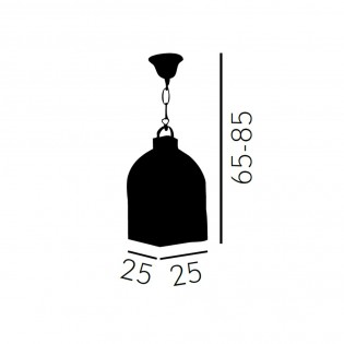 Farol colgante Califa