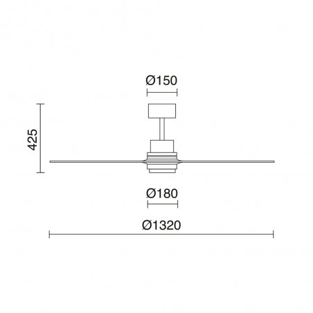 Ventilador de techo LED Breeze (15W)
