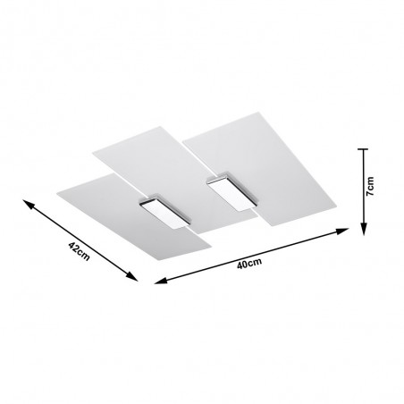 Plafón de techo Fabiano