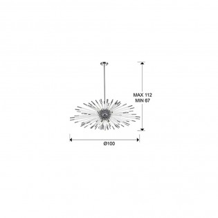 Lámpara de techo Evasión LED Regulable (54W)