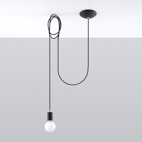 Lámpara colgante Edison (1 luz)