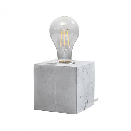 Lámpara de mesa Abel Cemento