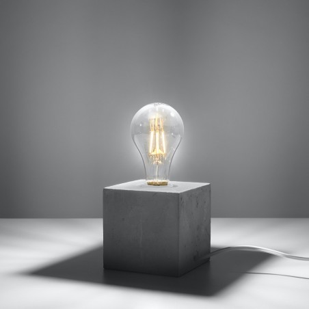 Lámpara de mesa Abel Cemento
