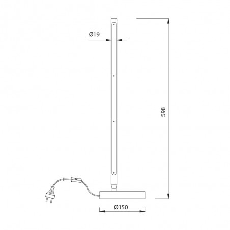 Lámpara de mesa LED Torch (11W)
