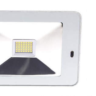 Proyector LED para exterior blanco (30W)