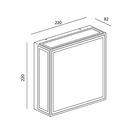 Aplique de exterior Verbier