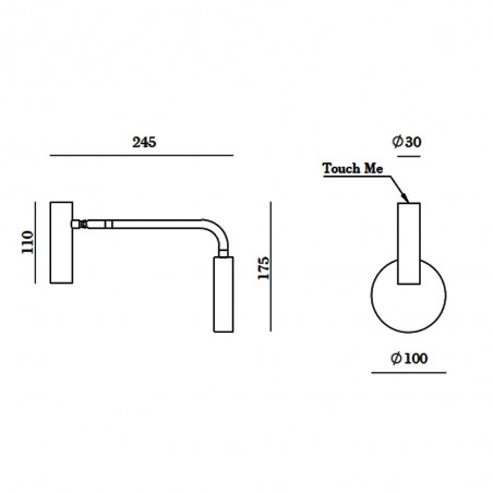 Aplique de pared LED Maho (5W)