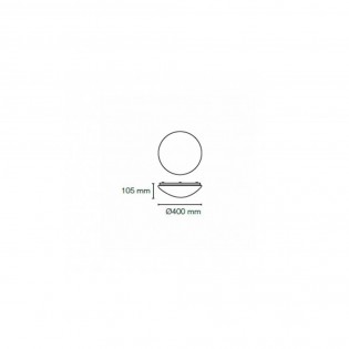 Difusor para plafón LED Sever 42W (40 cm.)