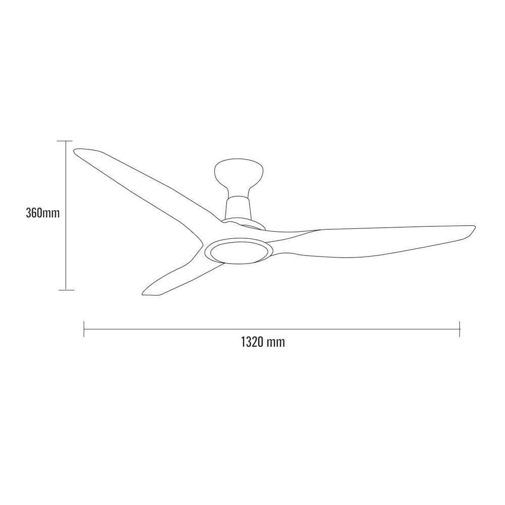 ventilador led ponente