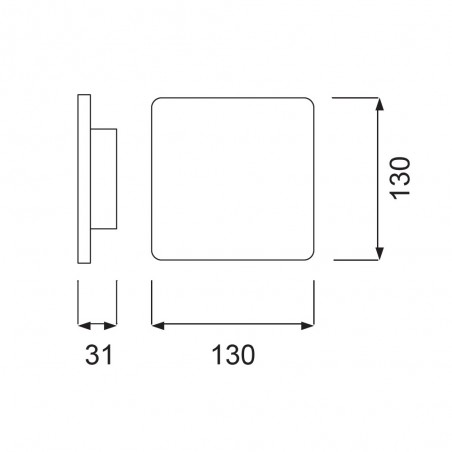 Aplique LED Bora Bora (6W)