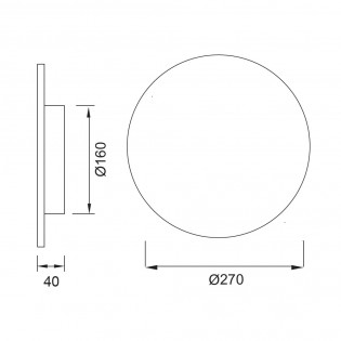 Aplique LED Bora Bora (16W)