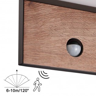 Aplique LED con sensor de movimiento Ruka (15W)