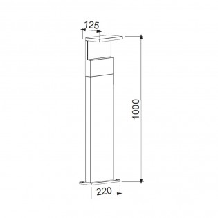 Baliza de exterior LED Ruka (13W)