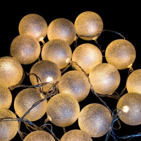 Guirnalda LED Bolas Brillantes (20 luces)