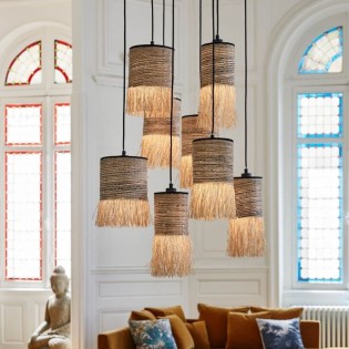 Lámpara colgante Formentera (8 luces)