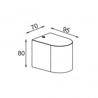 Aplique de exterior Kandanchu (1 luz)