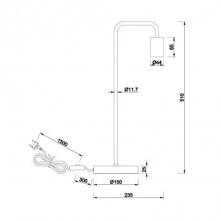 Lámpara de mesa Diallo