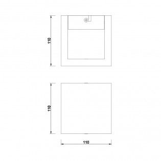 Aplique de pared LED Brad (4,30W)