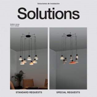 Lámpara colgante Marlin (3 luces)