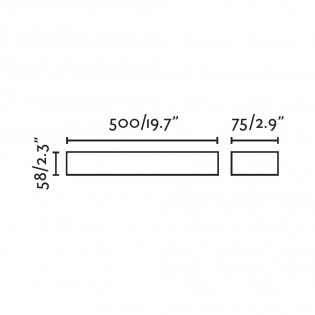 Aplique de exterior LED Doro (2x14W)