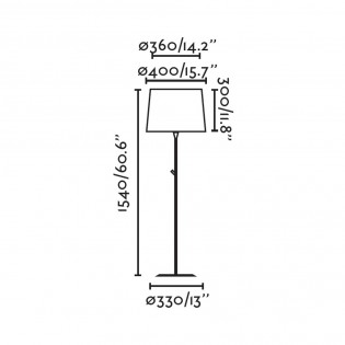 Lámpara de pie Samba