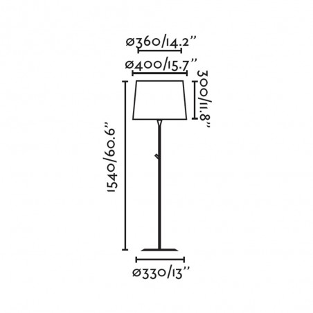 Lámpara de pie Samba II