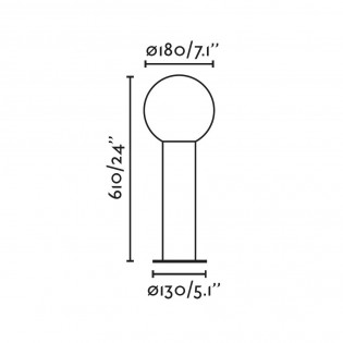 Baliza exterior MOON