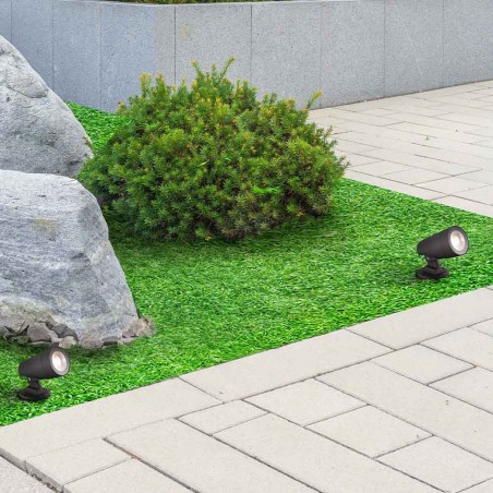Foco LED de exterior con piqueta Kat (12W)