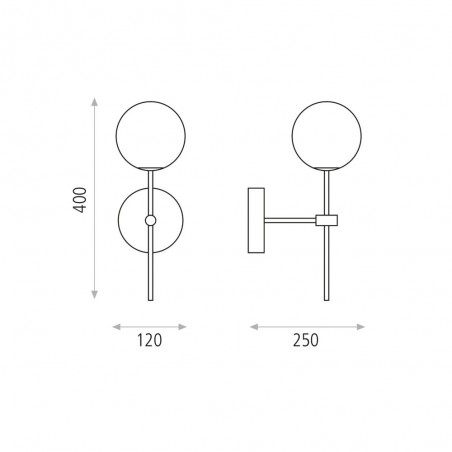 Aplique de pared LED Doris (5W)