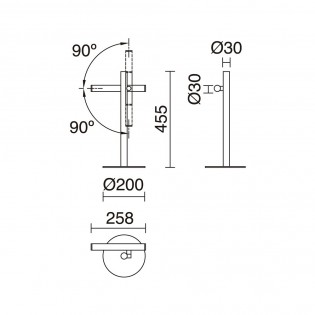 Lámpara de mesa LED Tania (4W)