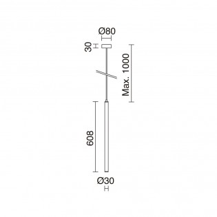 Lámpara de techo LED Tania (4W)