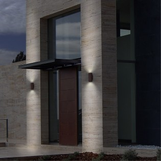 Aplique de pared exterior Stone (2 luces)